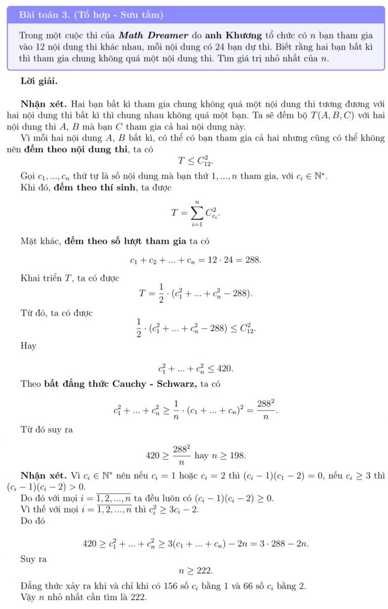 Lời giải Bài 3.